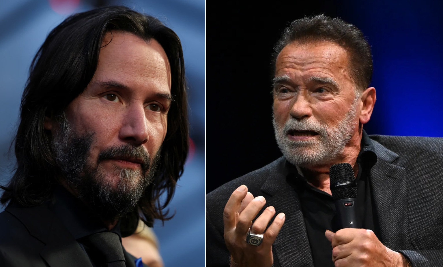 Keanu Reeves ve Arnold Schwarzenegger